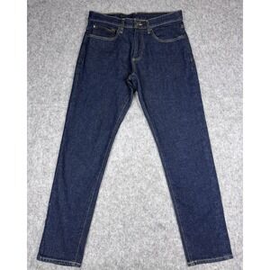 Brooks Brothers Jeans Mens 32x30 Blue Denim Dark Wash Slim Straight Stretch
